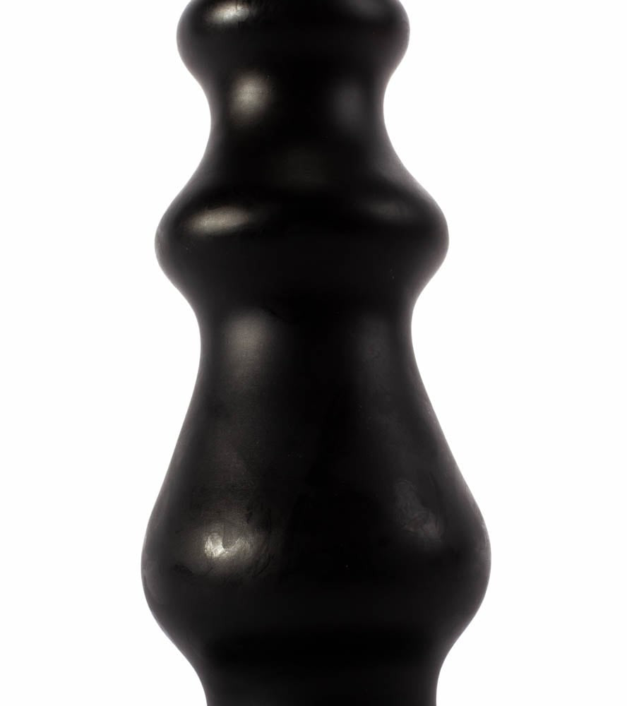 Plug anal extra grueso X-Men de 10" Negro VI