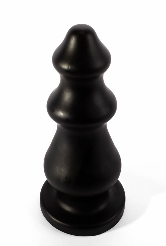 Plug anal extra grueso X-Men de 10" Negro VI