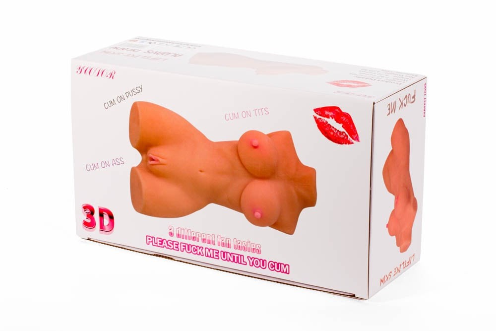 Masturbador 3D de doble orificio VI