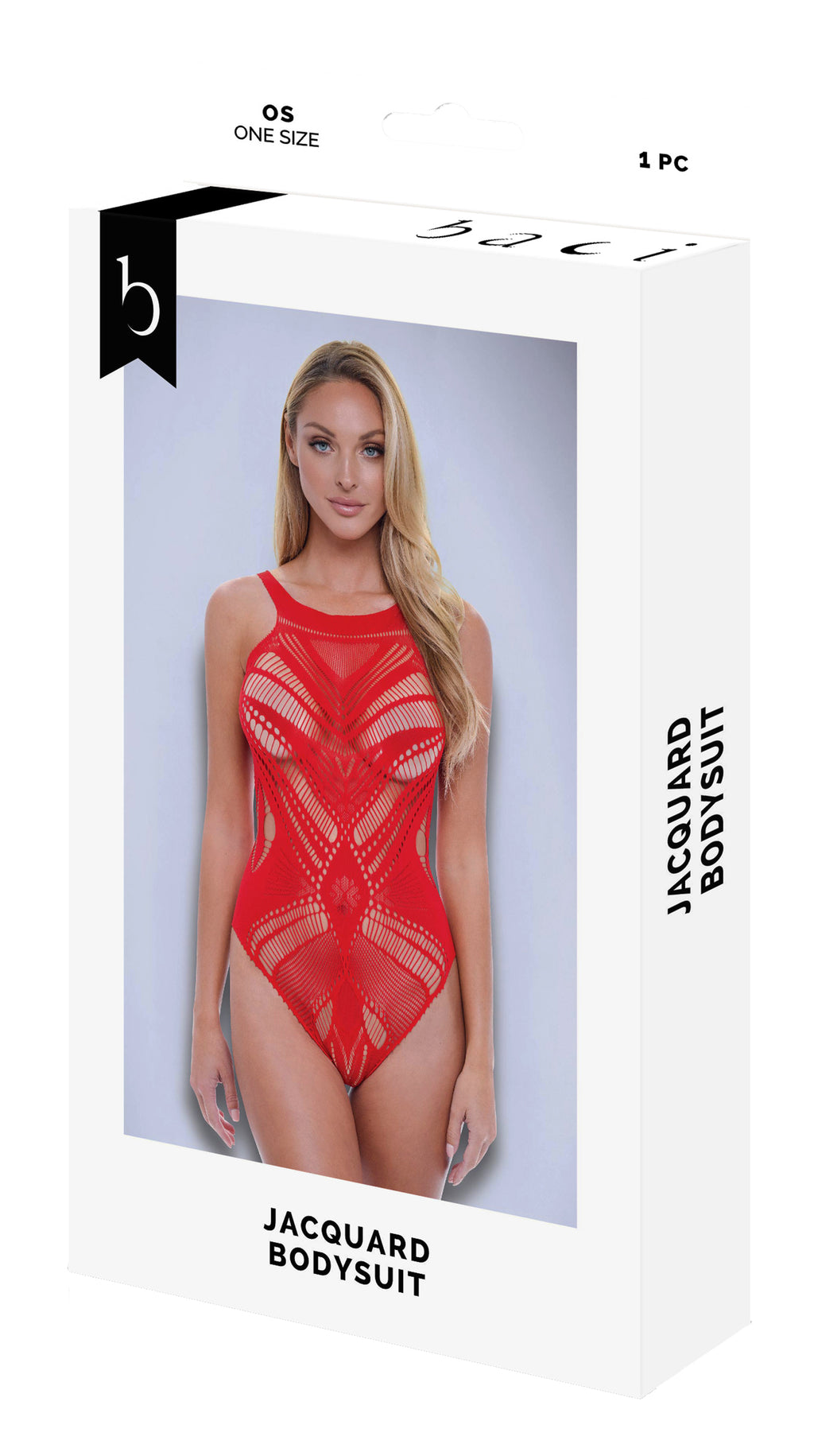 BODY BESOS JACQUARD ROJO, T/U