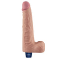 Dildo vibrador recargable REAL SOFTEE de 10" (color carne)_B15O50_4