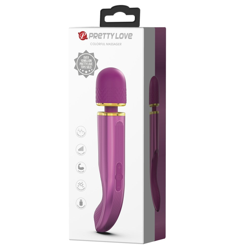 Pretty Love Masajeador de color morado