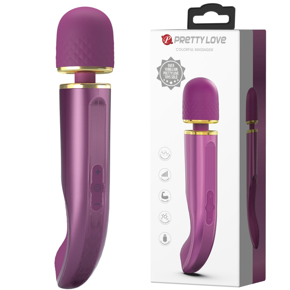 Pretty Love Masajeador de color morado