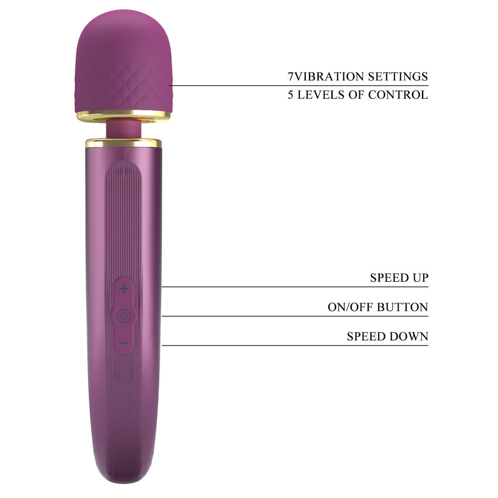 Pretty Love Masajeador de color morado