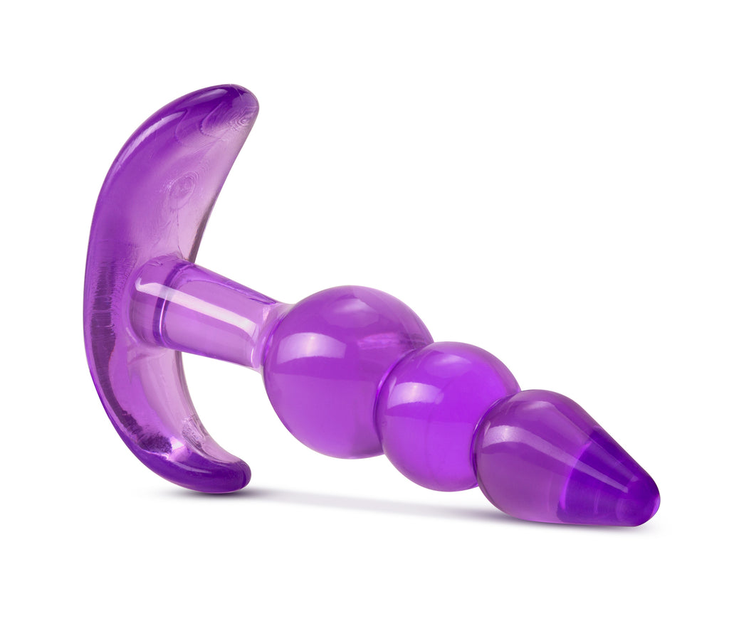 B YOURS PLUG ANAL DE TRIPLE PERLA VIOLETA