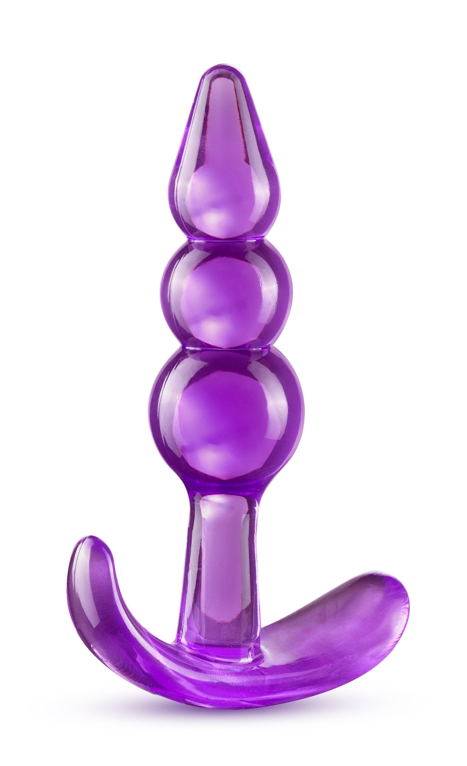 B YOURS PLUG ANAL DE TRIPLE PERLA VIOLETA