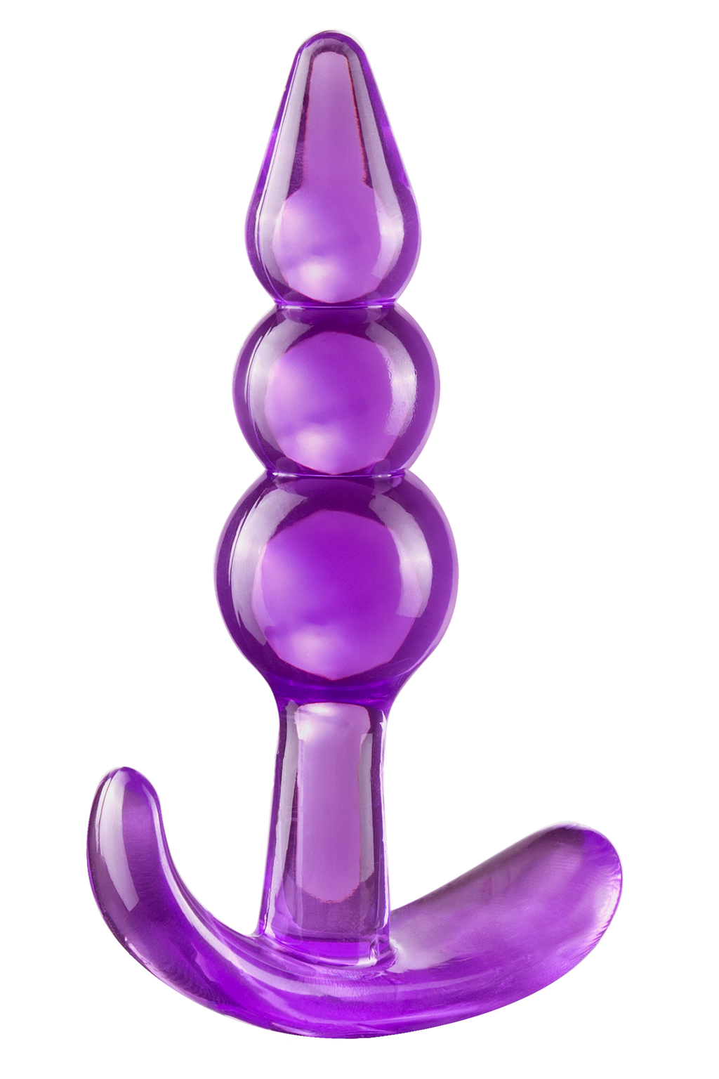 B YOURS PLUG ANAL DE TRIPLE PERLA VIOLETA