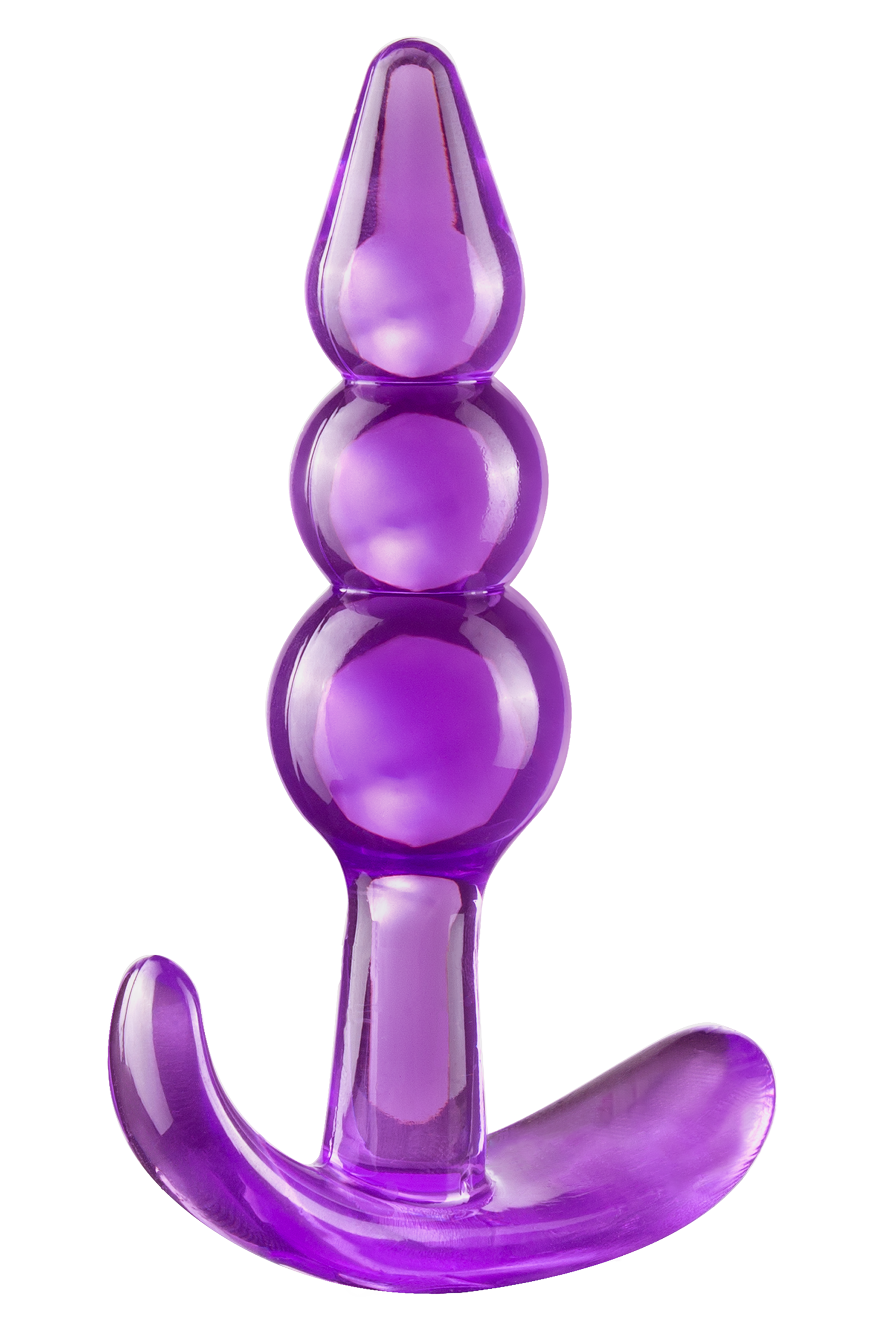 B YOURS PLUG ANAL DE TRIPLE PERLA VIOLETA