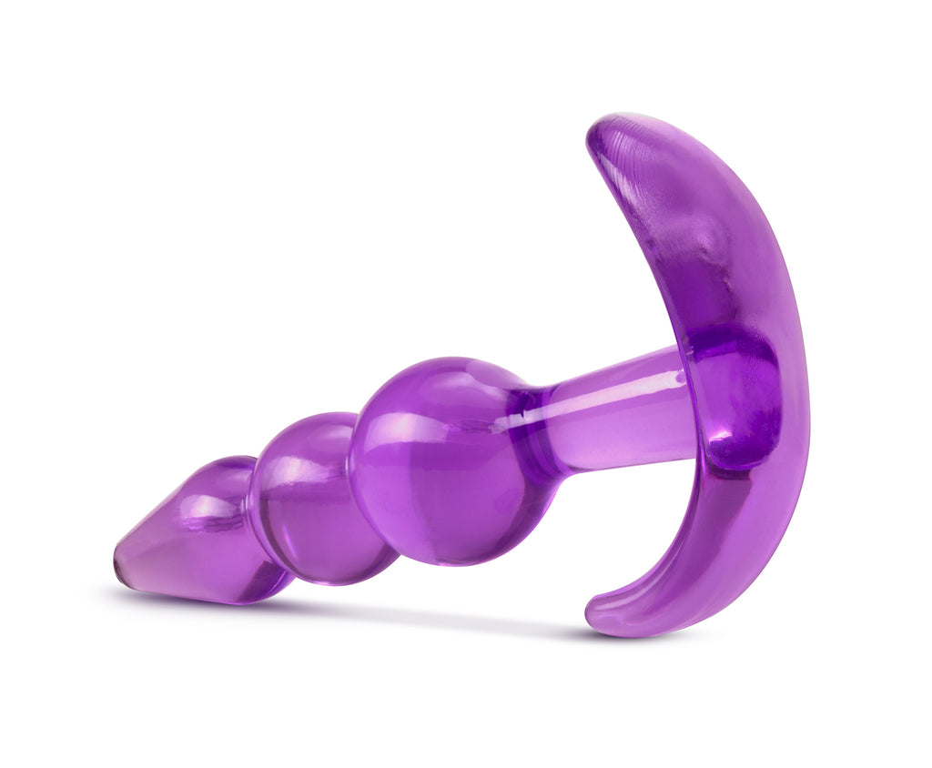 B YOURS PLUG ANAL DE TRIPLE PERLA VIOLETA
