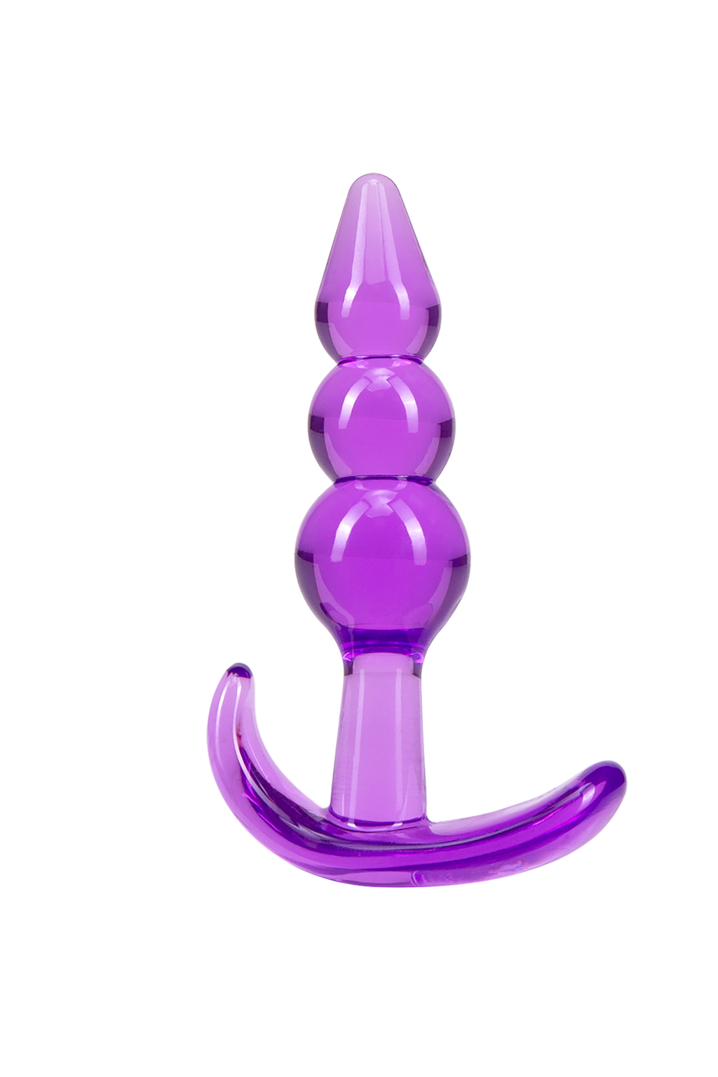 B YOURS PLUG ANAL DE TRIPLE PERLA VIOLETA