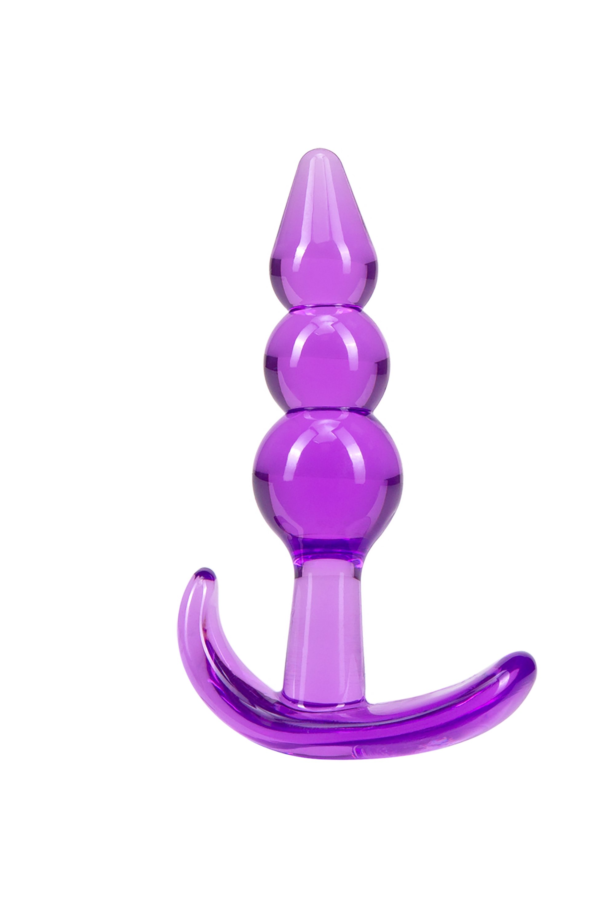 B YOURS PLUG ANAL DE TRIPLE PERLA VIOLETA