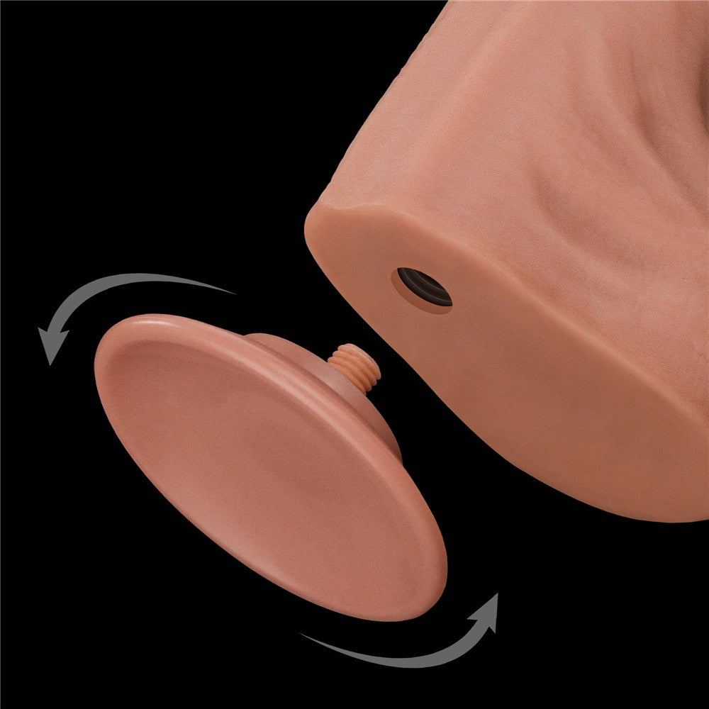 Dildo de doble capa deslizable de 14'' King Size