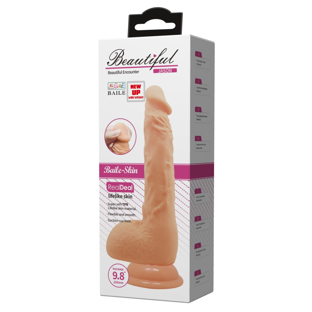 Precioso vibrador Jason de 9,8"