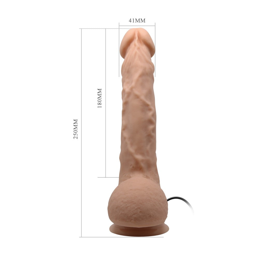 Precioso vibrador Jason de 9,8"