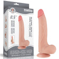 Dildo de doble capa con piel deslizante de 8,5'', color carne I_B15O50_3