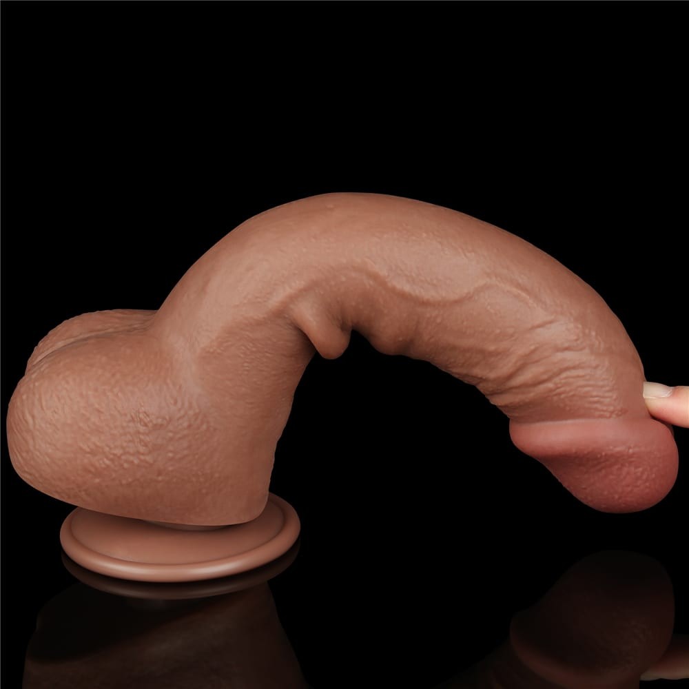 9.5'' Piel Deslizante Doble Capa Dong Marrón_B15O50_3