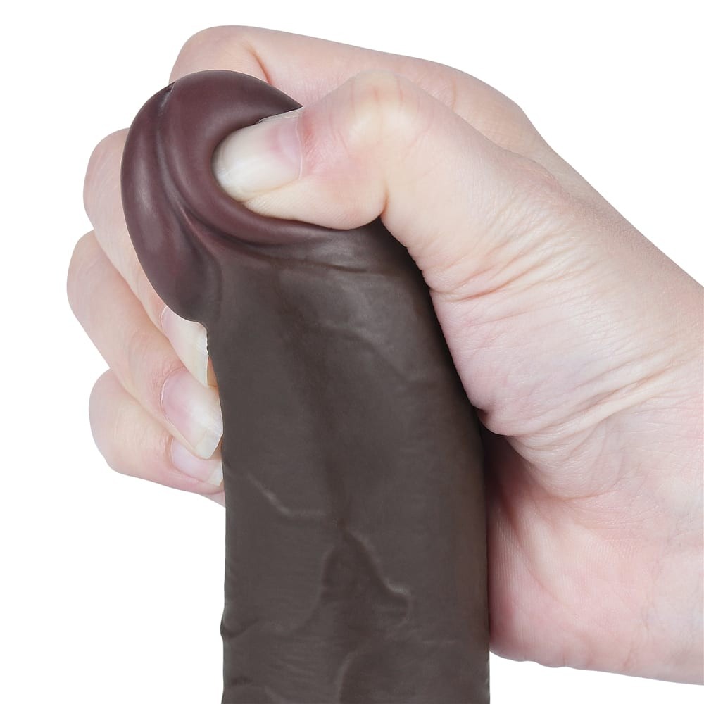 Dildo doble capa deslizante de 7,5'', negro II_B15O50_3