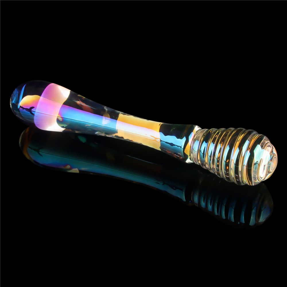 Dildo de cristal Twilight Gleam - Placeres gemelos