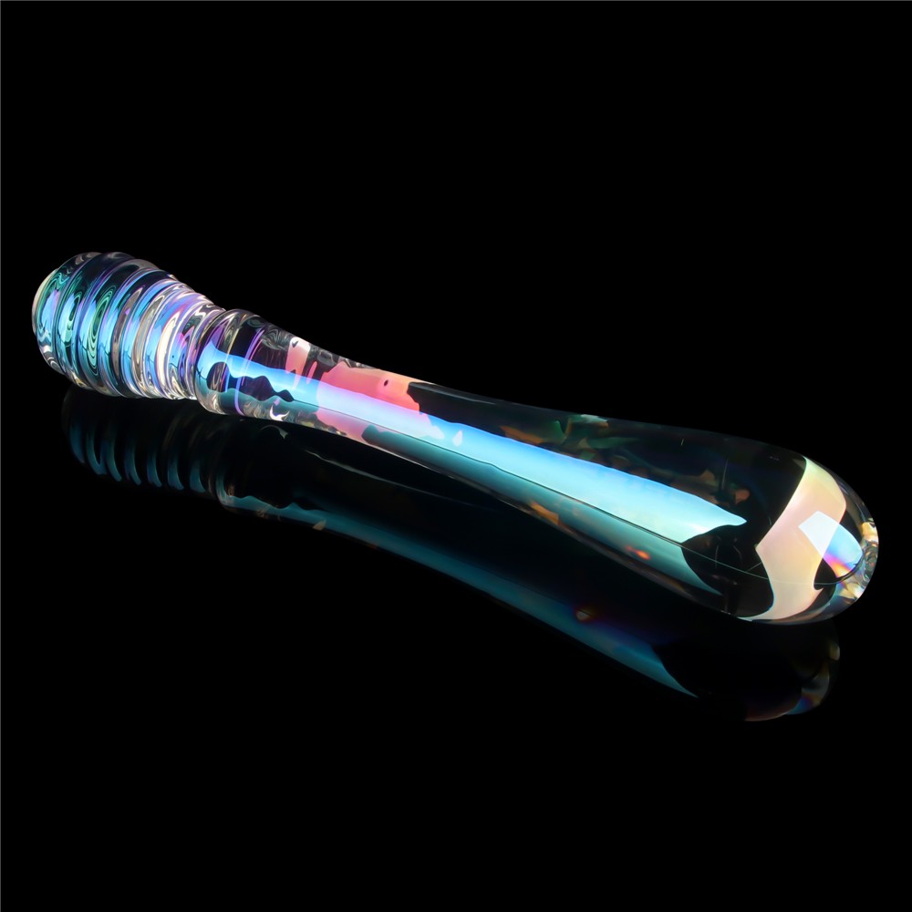 Dildo de cristal Twilight Gleam - Placeres gemelos