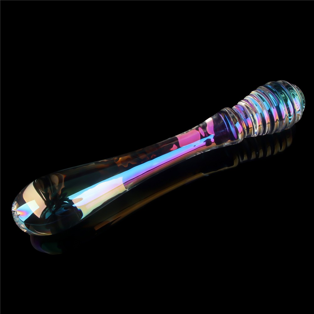 Dildo de cristal Twilight Gleam - Placeres gemelos