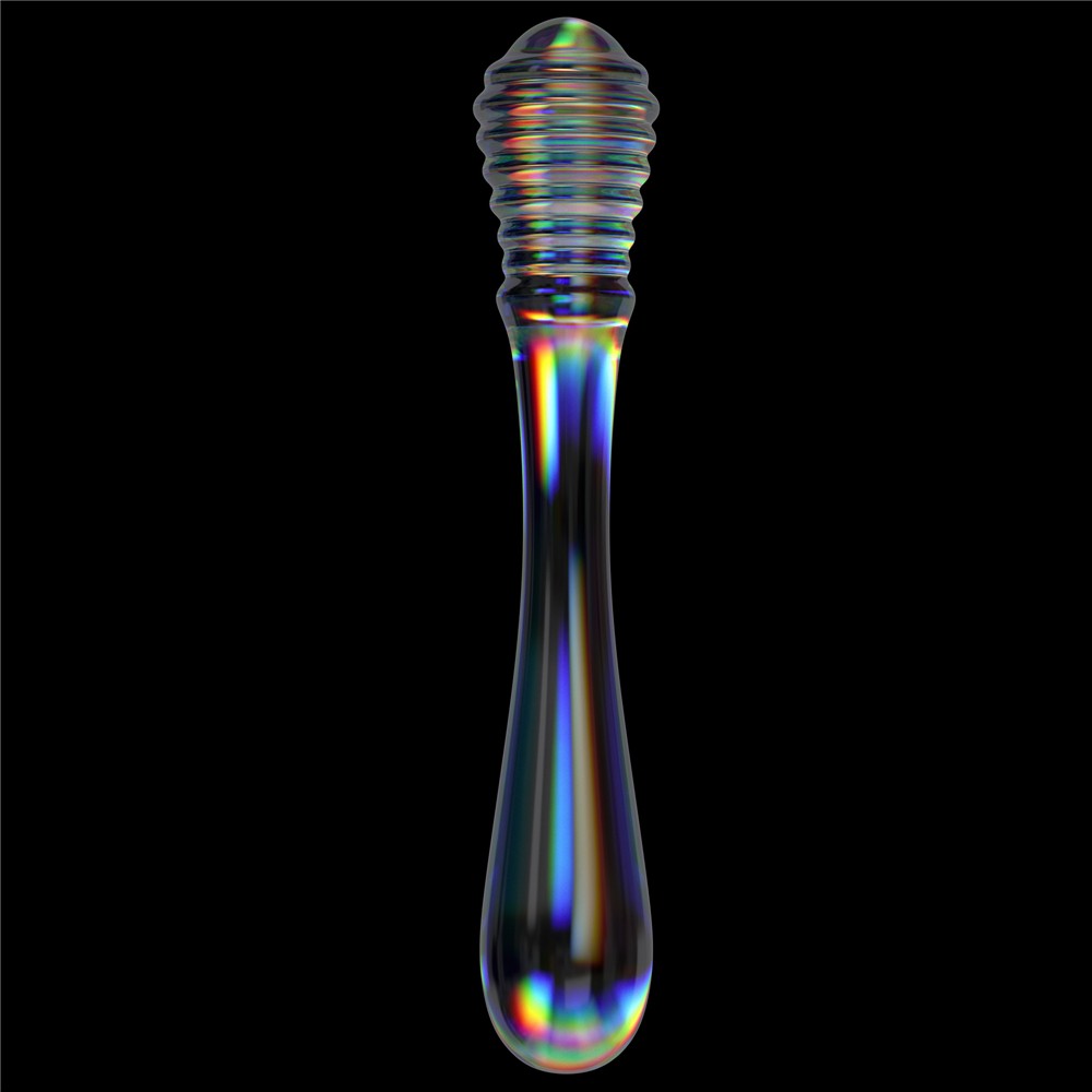 Dildo de cristal Twilight Gleam - Placeres gemelos