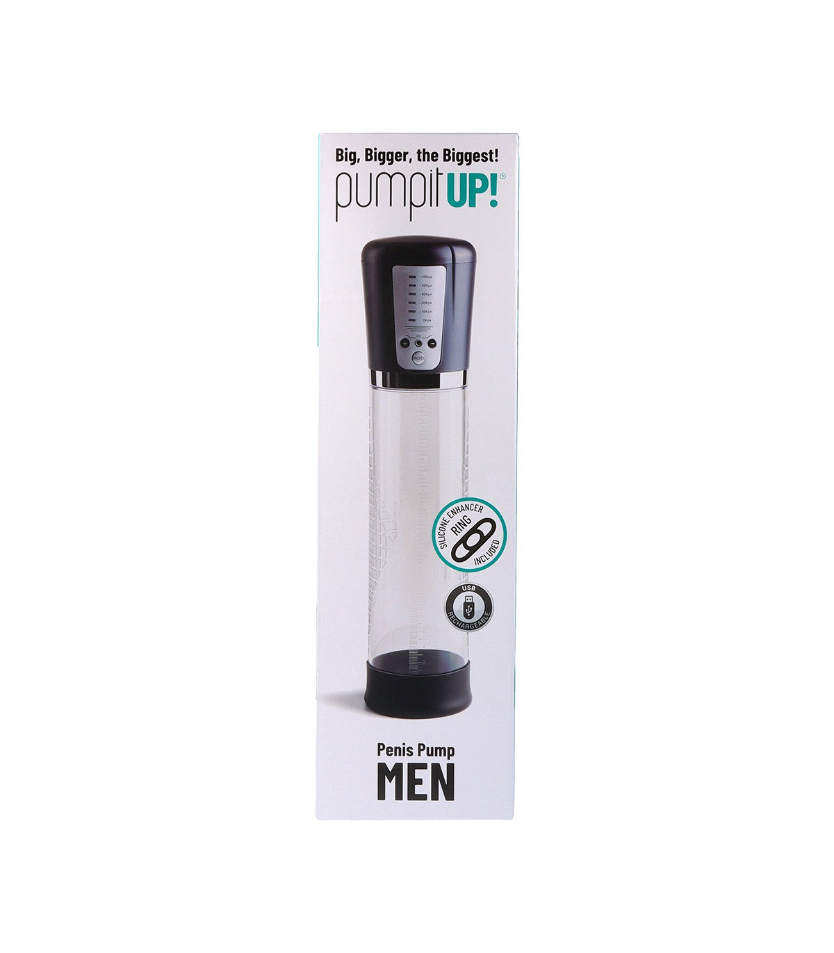 BOMBA DE PENE AUTOMÁTICA USB GRIS