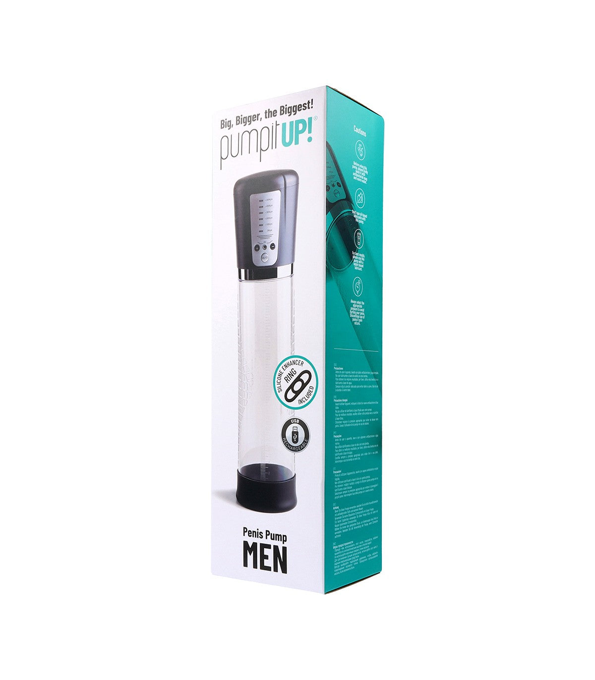 BOMBA DE PENE AUTOMÁTICA USB GRIS