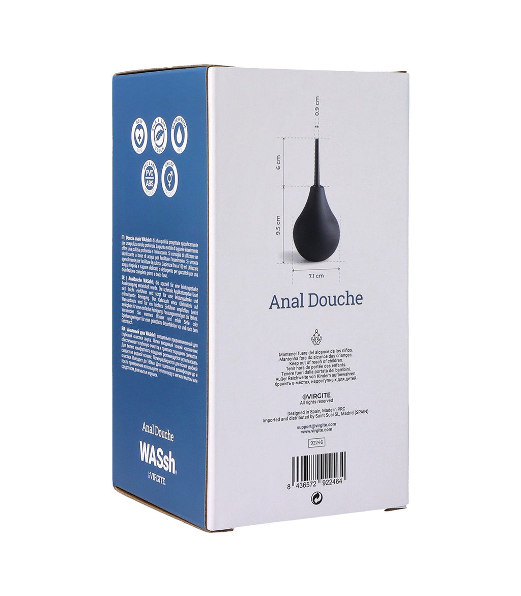 Énema anal negro para limpieza 160 ml