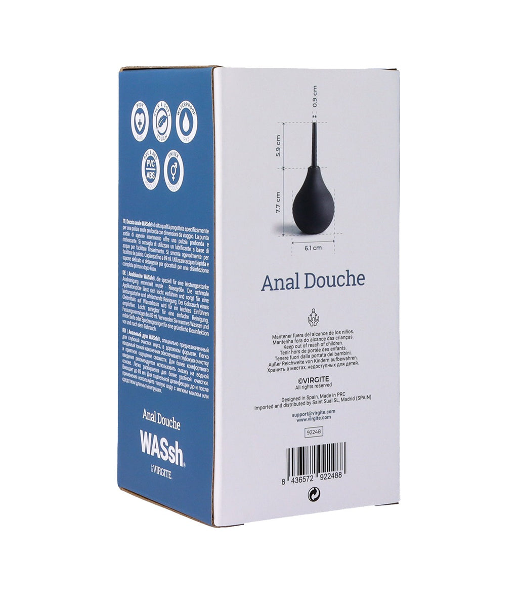 ENEMA ANAL NEGRO PARA LA LIMPIEZA 89 ML