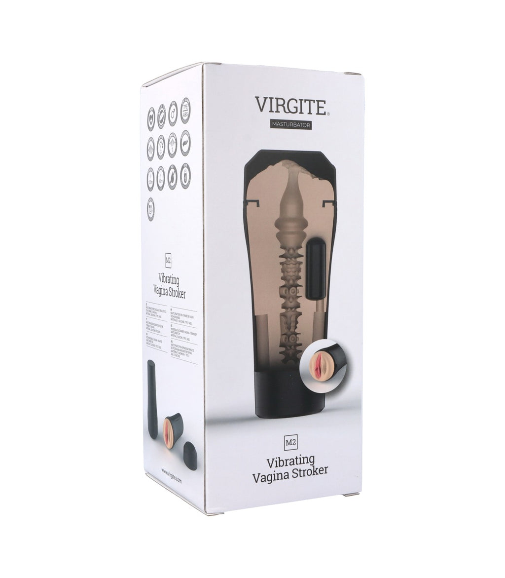 M2 MASTURBADOR VIBRADOR USB VAGINA CARNE