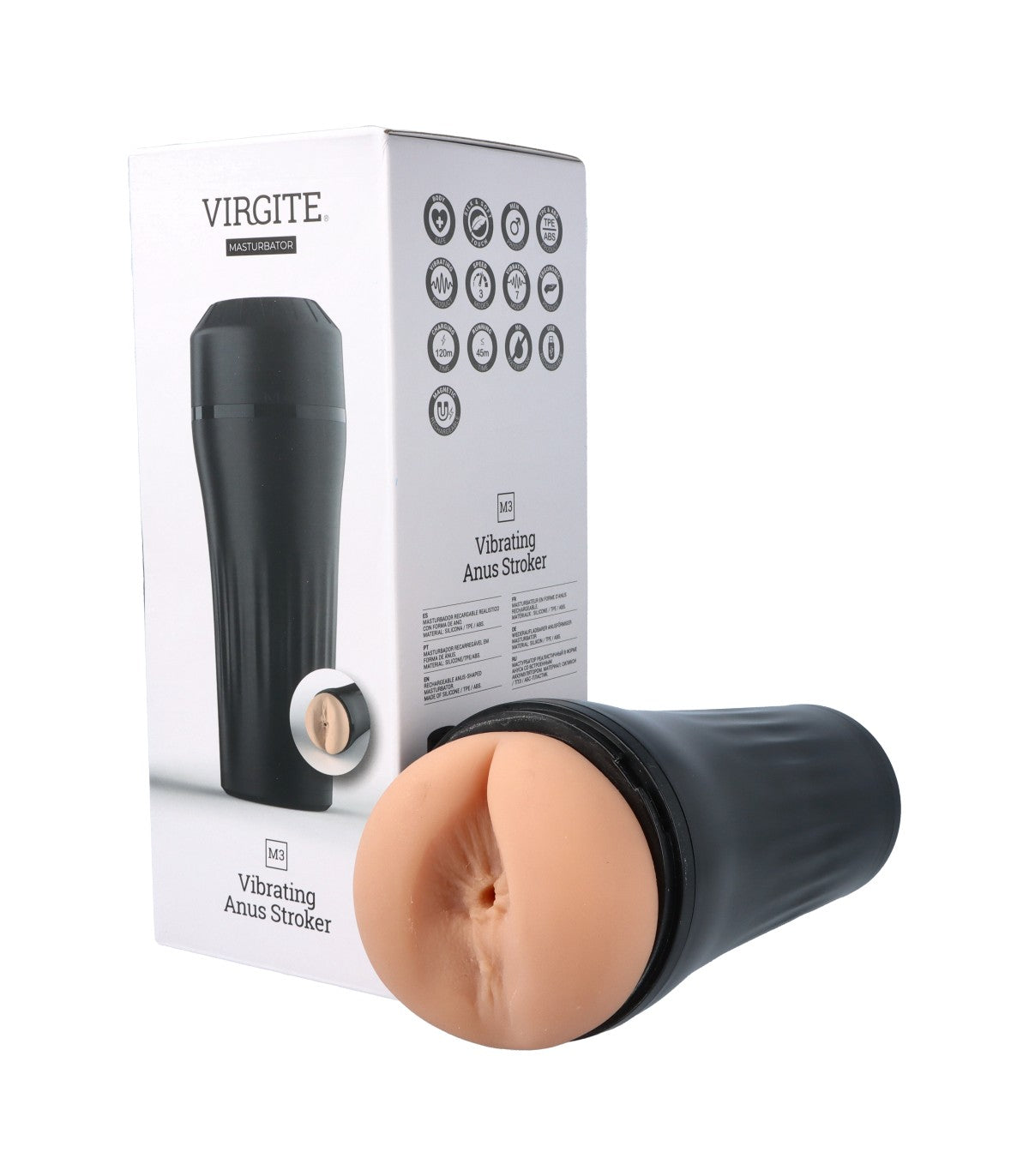 M3 MASTURBADOR VIBRADOR ANO USB FLESH