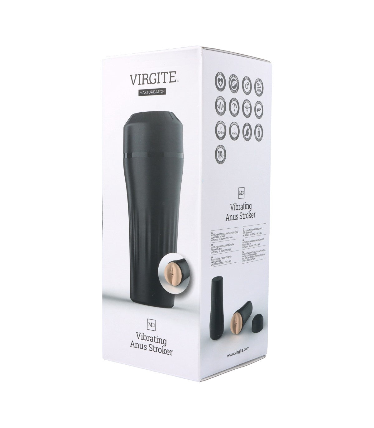 M3 MASTURBADOR VIBRADOR ANO USB FLESH