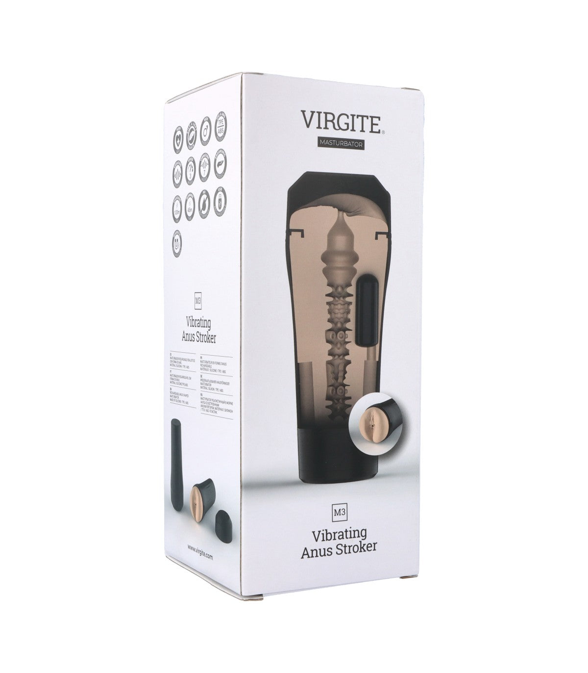 M3 MASTURBADOR VIBRADOR ANO USB FLESH