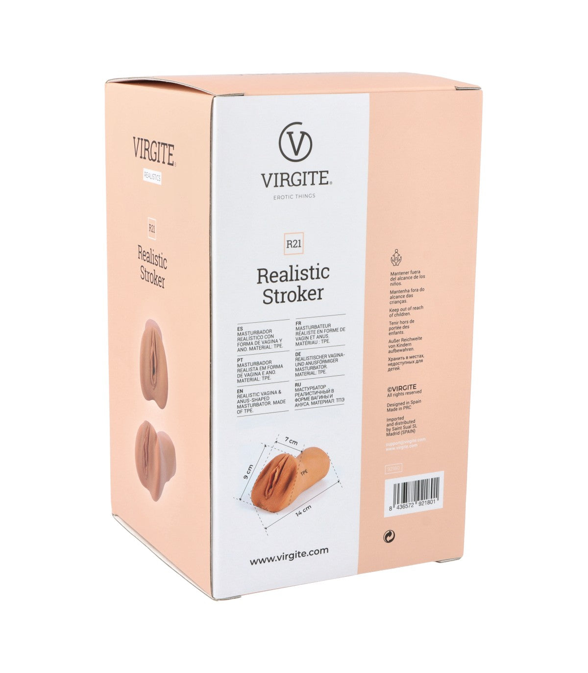 MASTURBADOR VAGINAL R21 CARNE