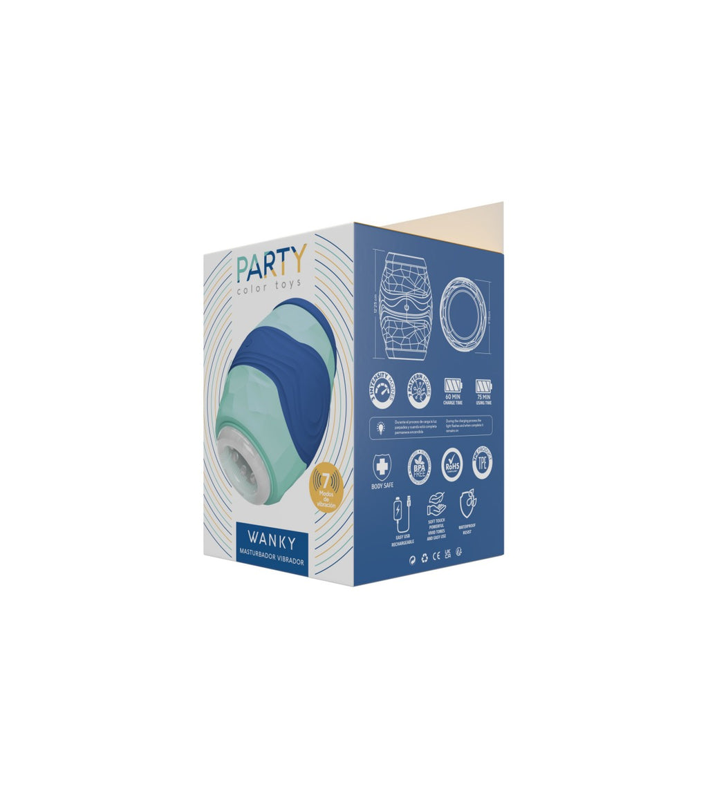 MASTURBADOR VIBRADOR USB WANKY