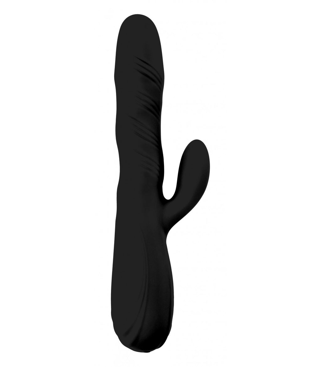 VIBRADOR ROTATORIO CON ESTIMULADOR CLITORAL NYX NEGRO