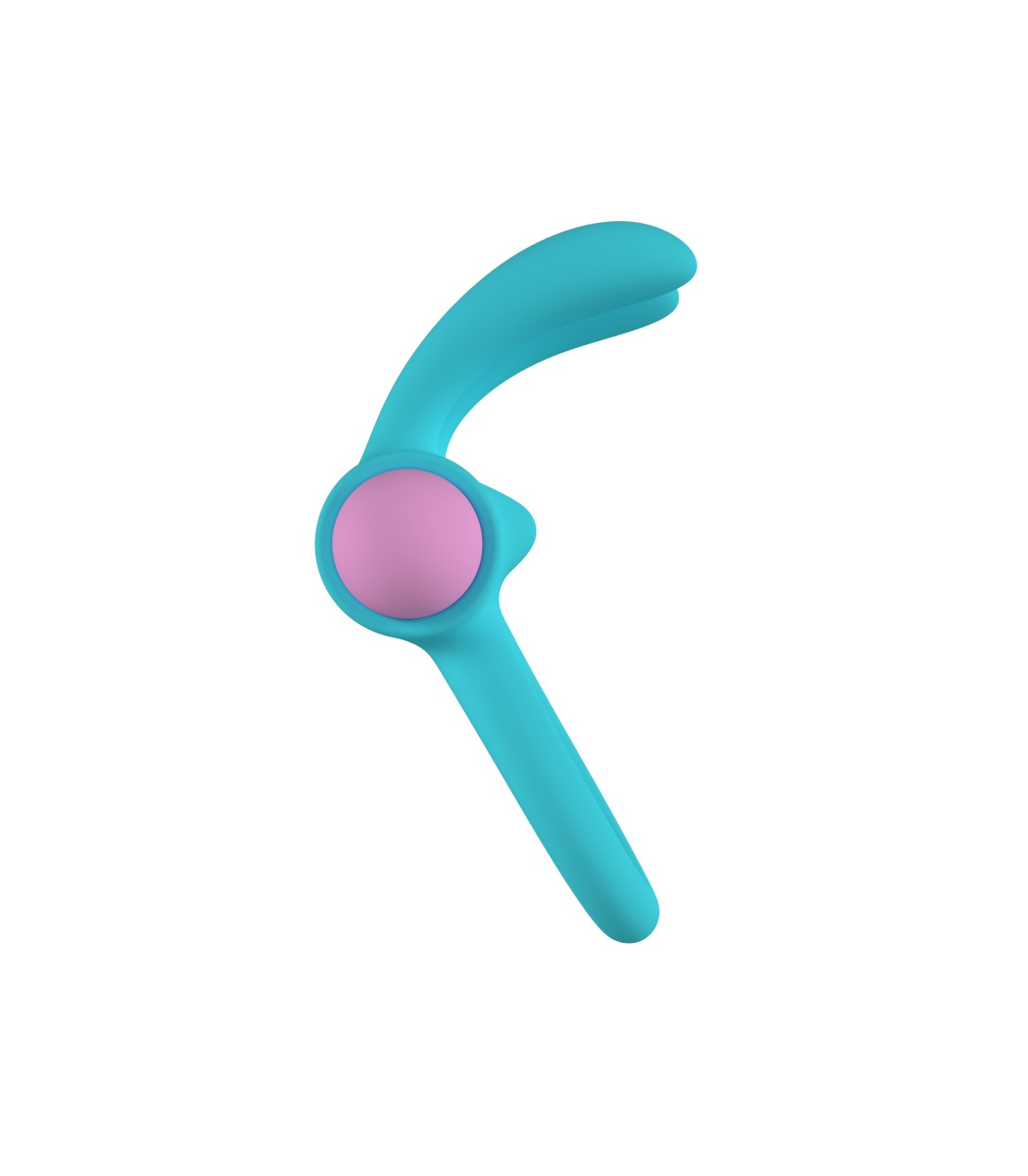 ANILLO VIBRADOR RINY CON CONTROLADOR USB DE SILICONA AZUL