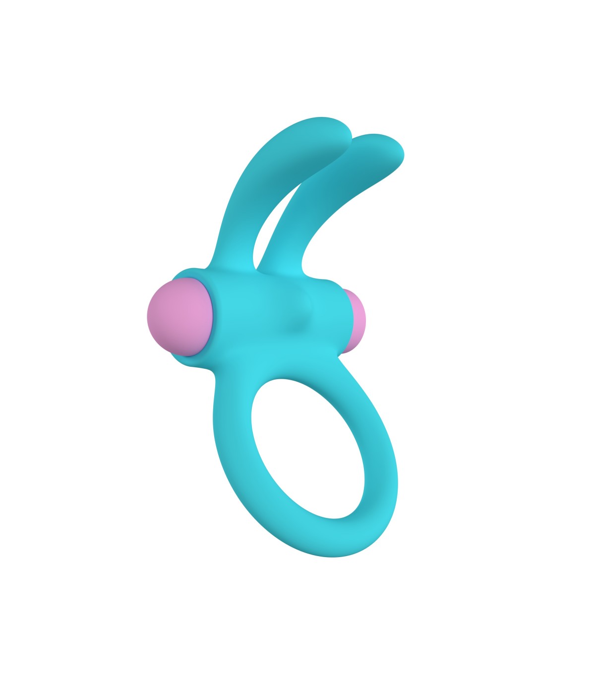 ANILLO VIBRADOR RINY CON CONTROLADOR USB DE SILICONA AZUL