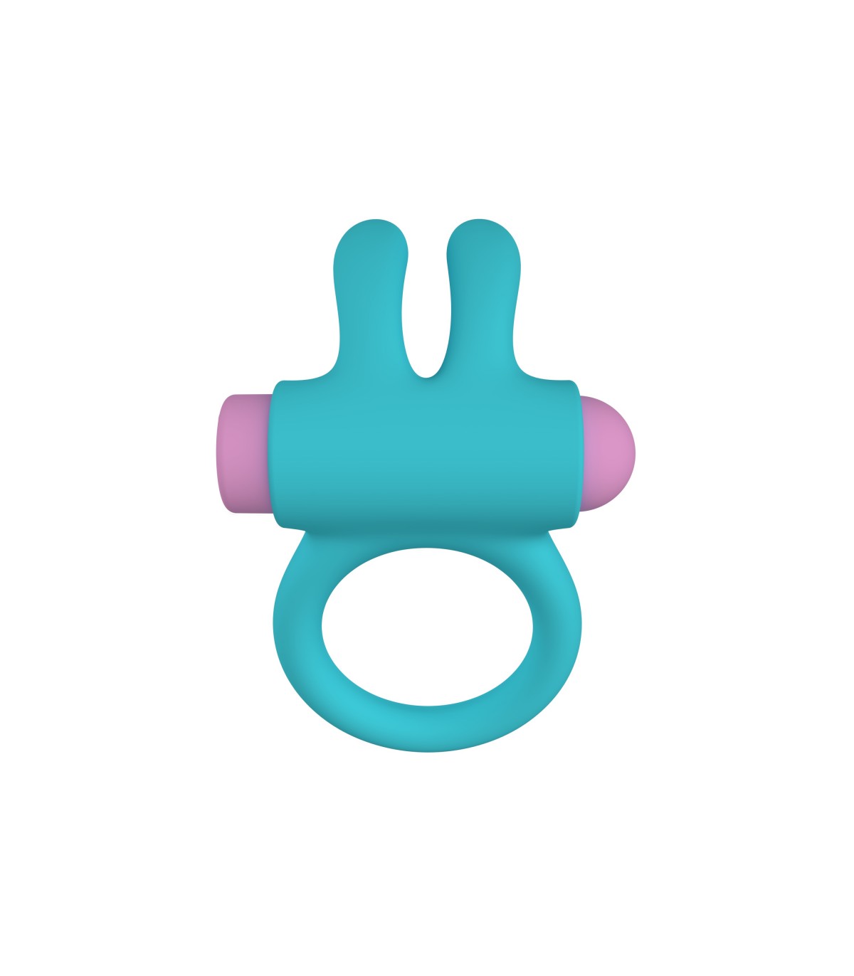 ANILLO VIBRADOR RINY CON CONTROLADOR USB DE SILICONA AZUL