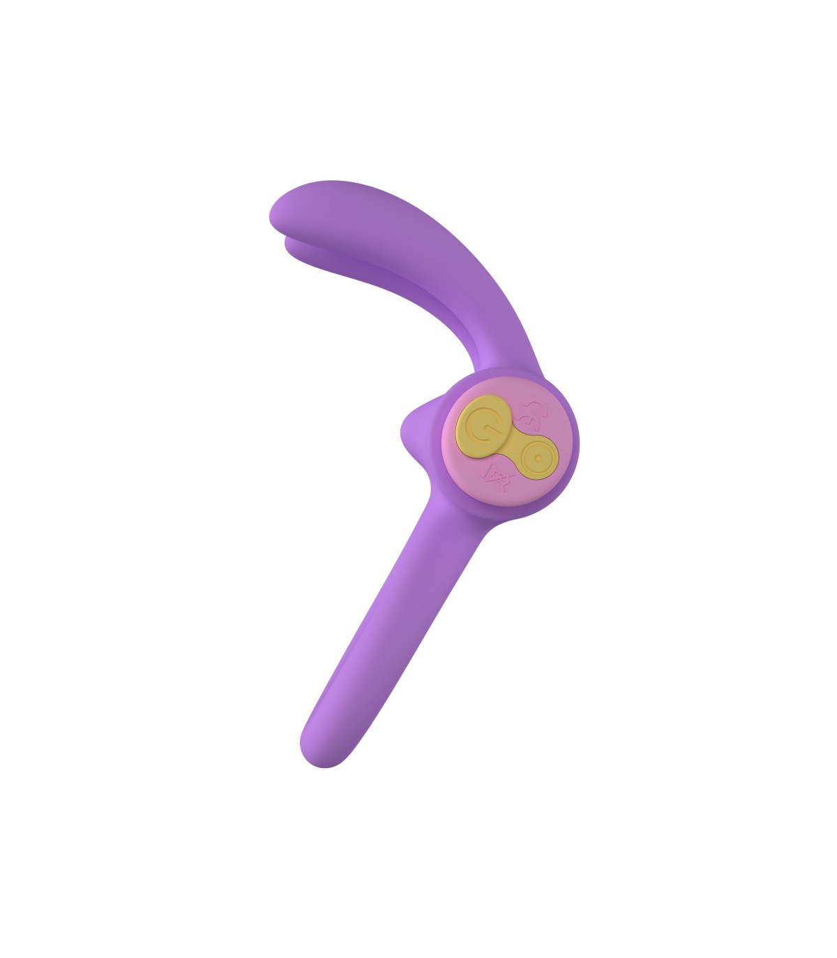 ANILLO VIBRADOR RINY CON CONTROLADOR USB DE SILICONA LILA