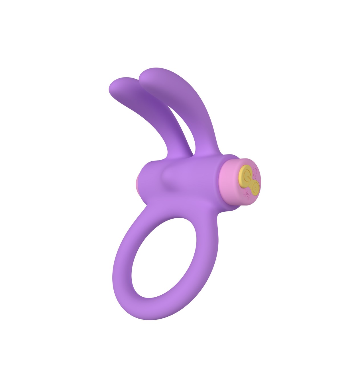 ANILLO VIBRADOR RINY CON CONTROLADOR USB DE SILICONA LILA