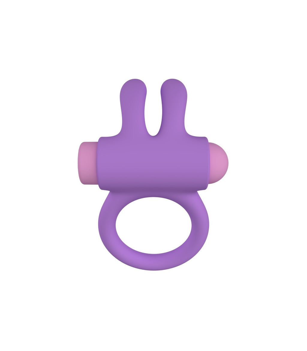 ANILLO VIBRADOR RINY CON CONTROLADOR USB DE SILICONA LILA