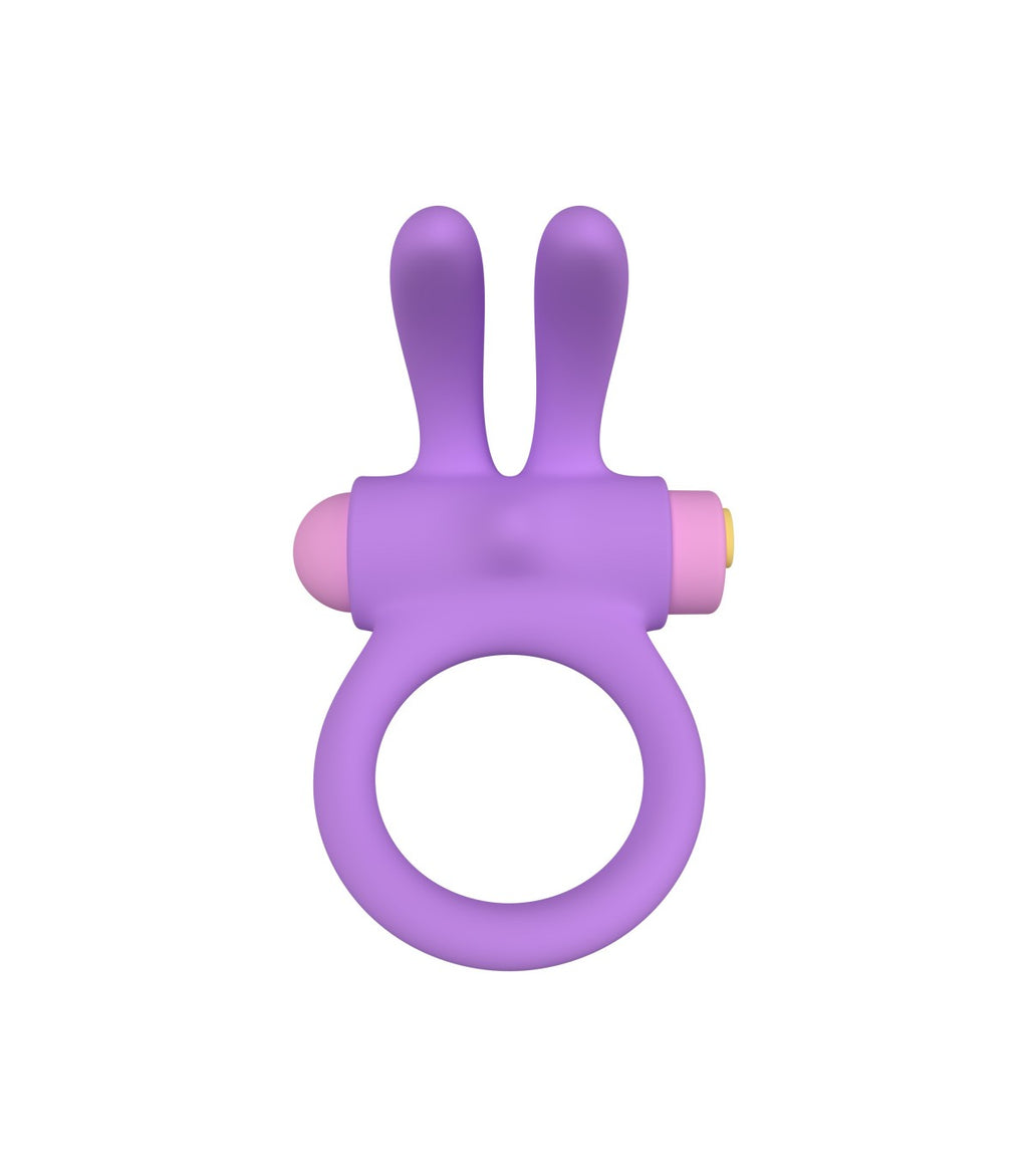 ANILLO VIBRADOR RINY CON CONTROLADOR USB DE SILICONA LILA