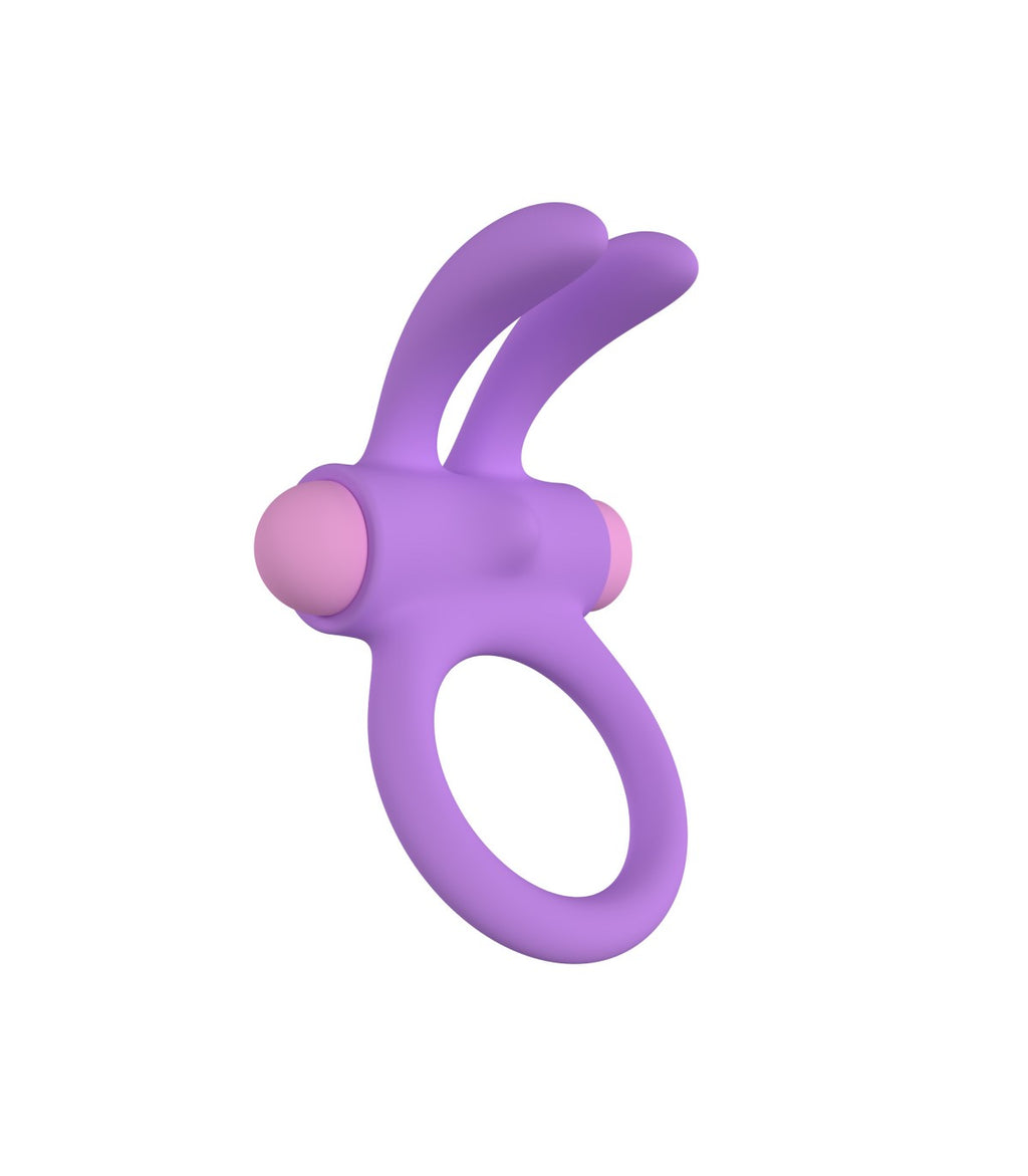ANILLO VIBRADOR RINY CON CONTROLADOR USB DE SILICONA LILA