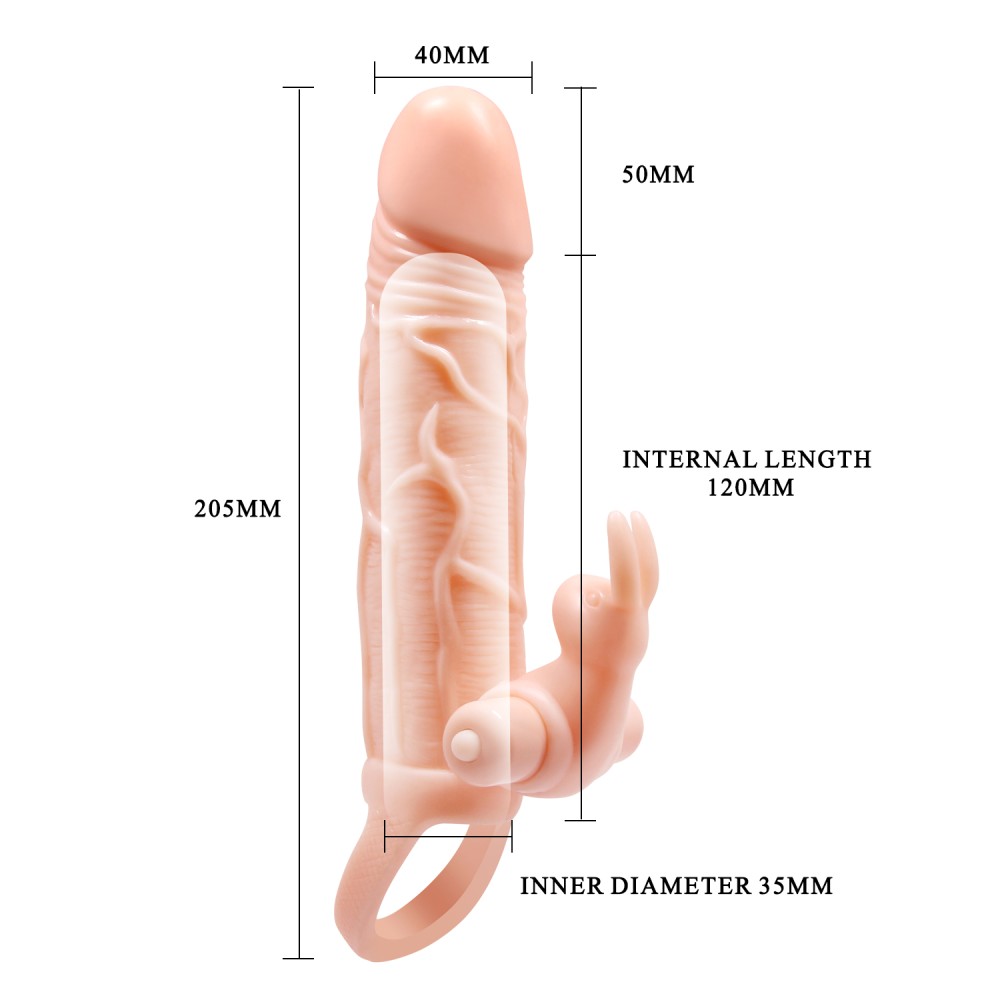 Pretty Love Brave Man Funda vibratoria para el pene