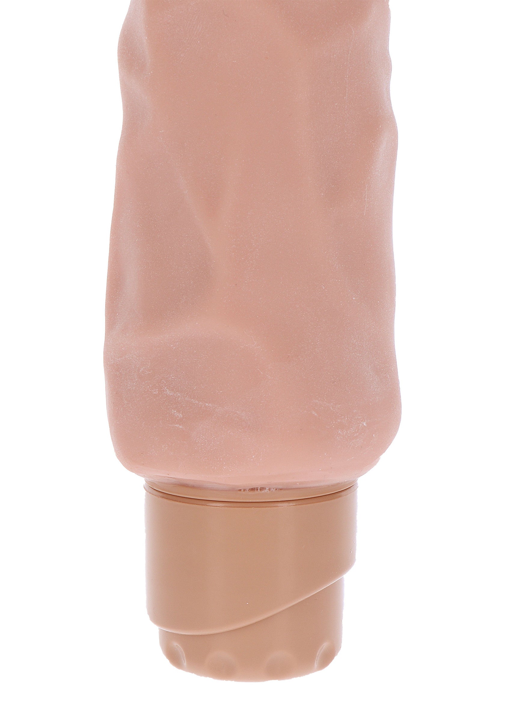 Vibrador de doble densidad TPE 23 cm piel
