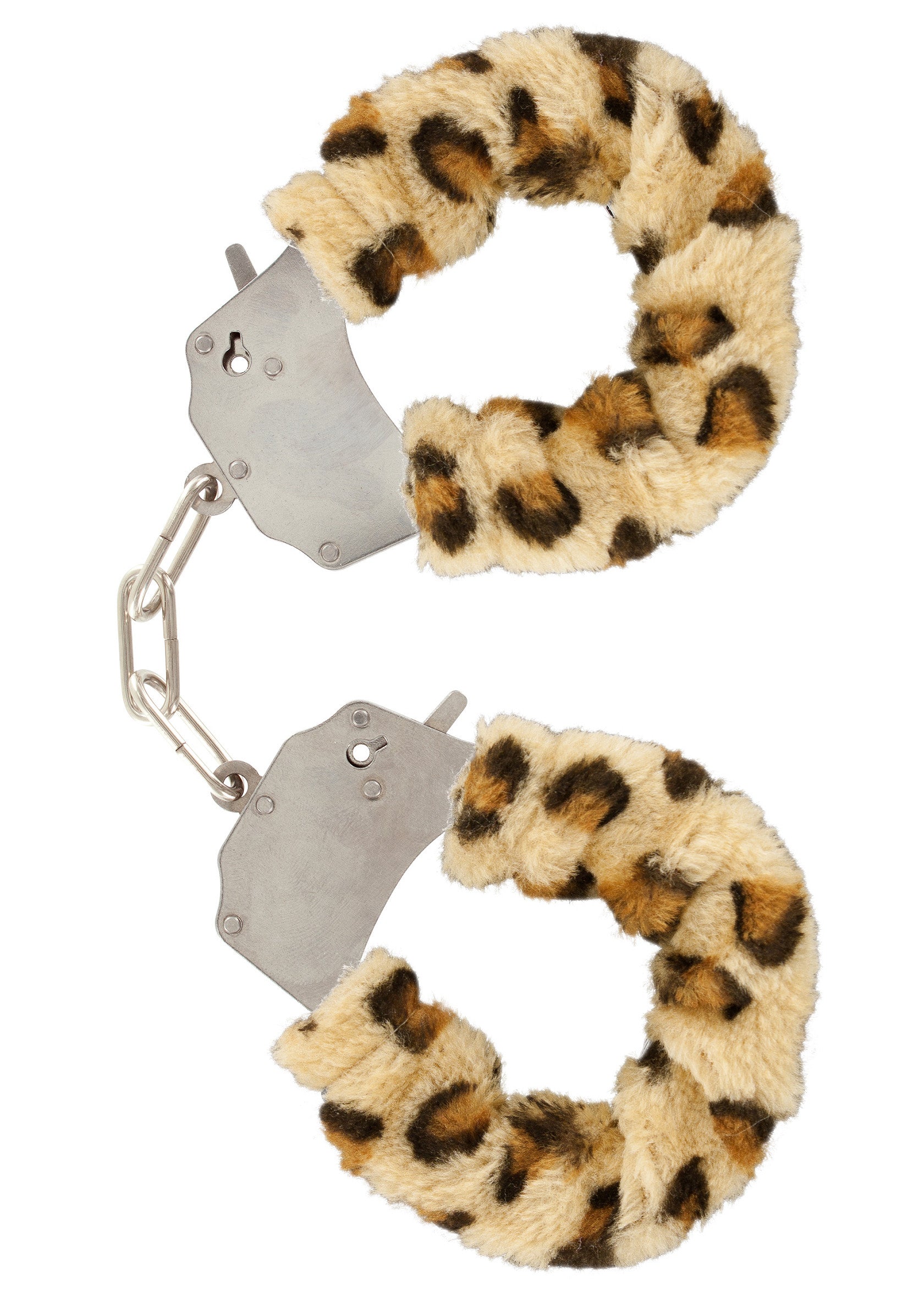 Puños divertidos peludos de leopardo