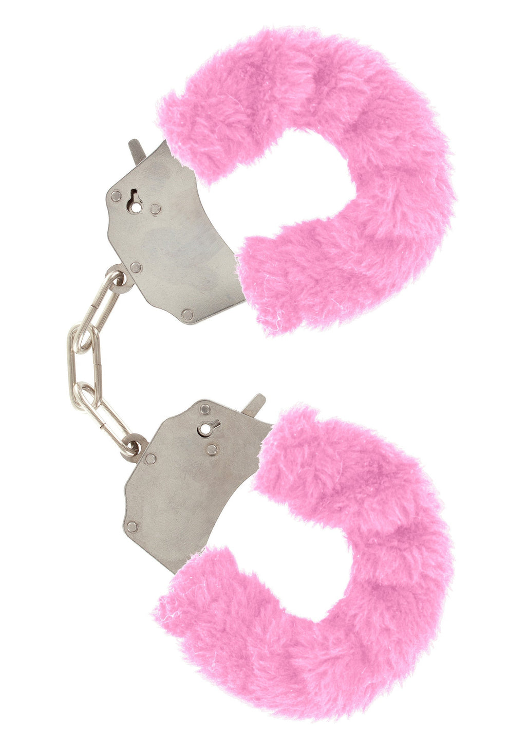 Puños peludos divertidos de color rosa