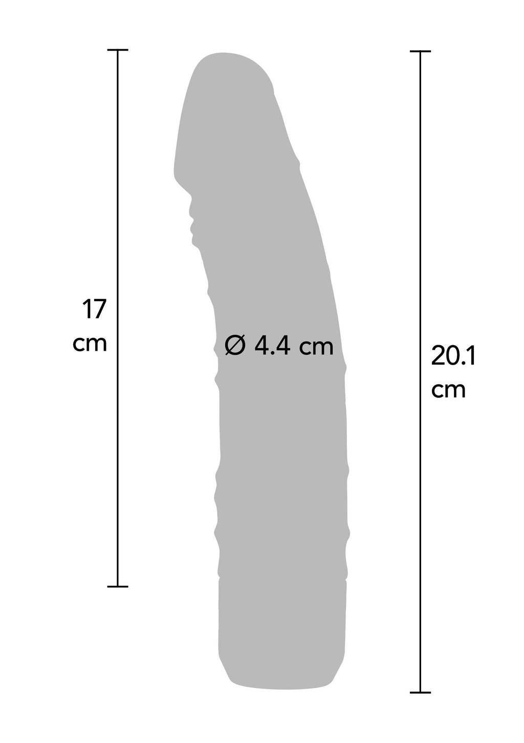 Vibrador clásico original negro