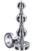 Cuentas de diamante grandes en forma de estrella de plata